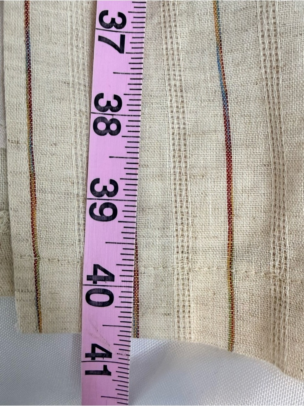 Lucca Beige Striped Button-Front Linen cotton Dress size Small BNWT - Picture 13 of 13